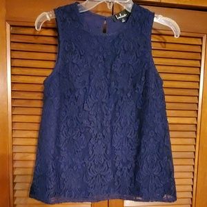 NWT Lulus lacey shirt